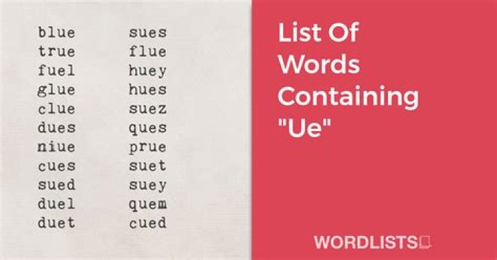 5 Letter Words Starting With PI And Ending With UE All Words List